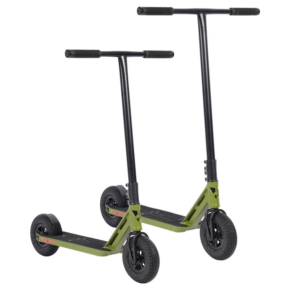 Triad Shape Shifter Dirt Scooter- Matte Green/Black