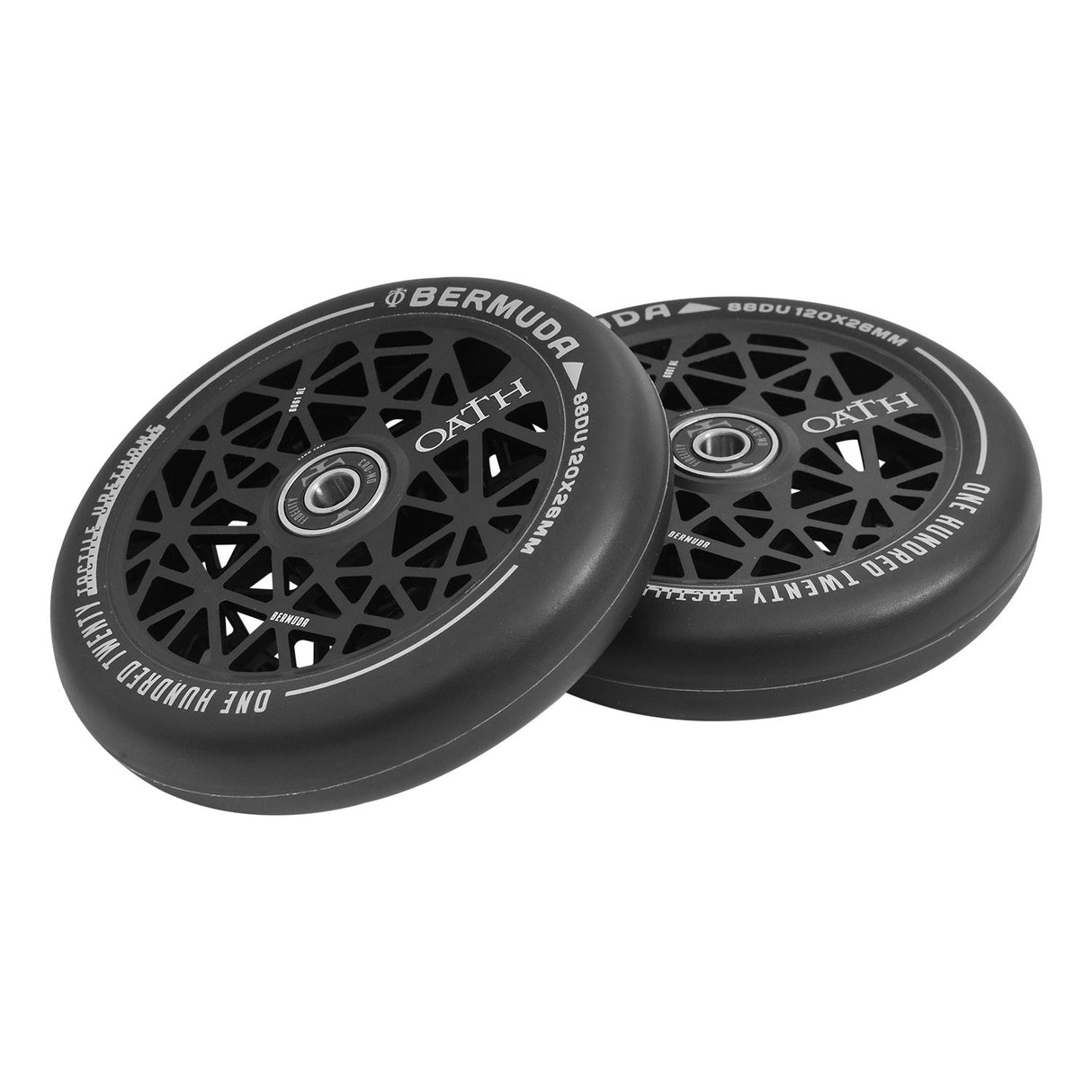 Oath Bermuda 120mm Wheels Anodised Satin Black