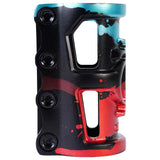 Oath Cage V2 Alloy 4 Bolt SCS Clamp - Black/Teal/Red