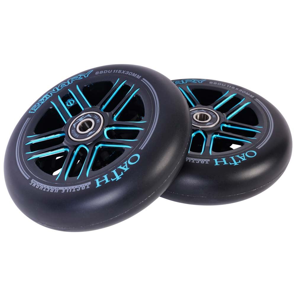 Oath Binary 115mm x 30mm Wheels - Black/Blue