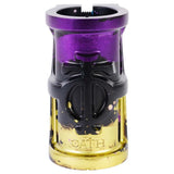 Oath Cage V2 Alloy 4 Bolt SCS Clamp - Black/Purple/Yellow