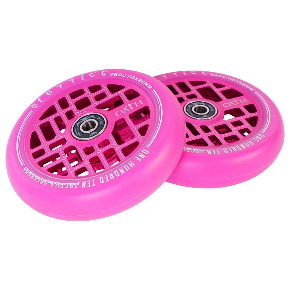 Oath Lattice 110mm Wheels - Pink