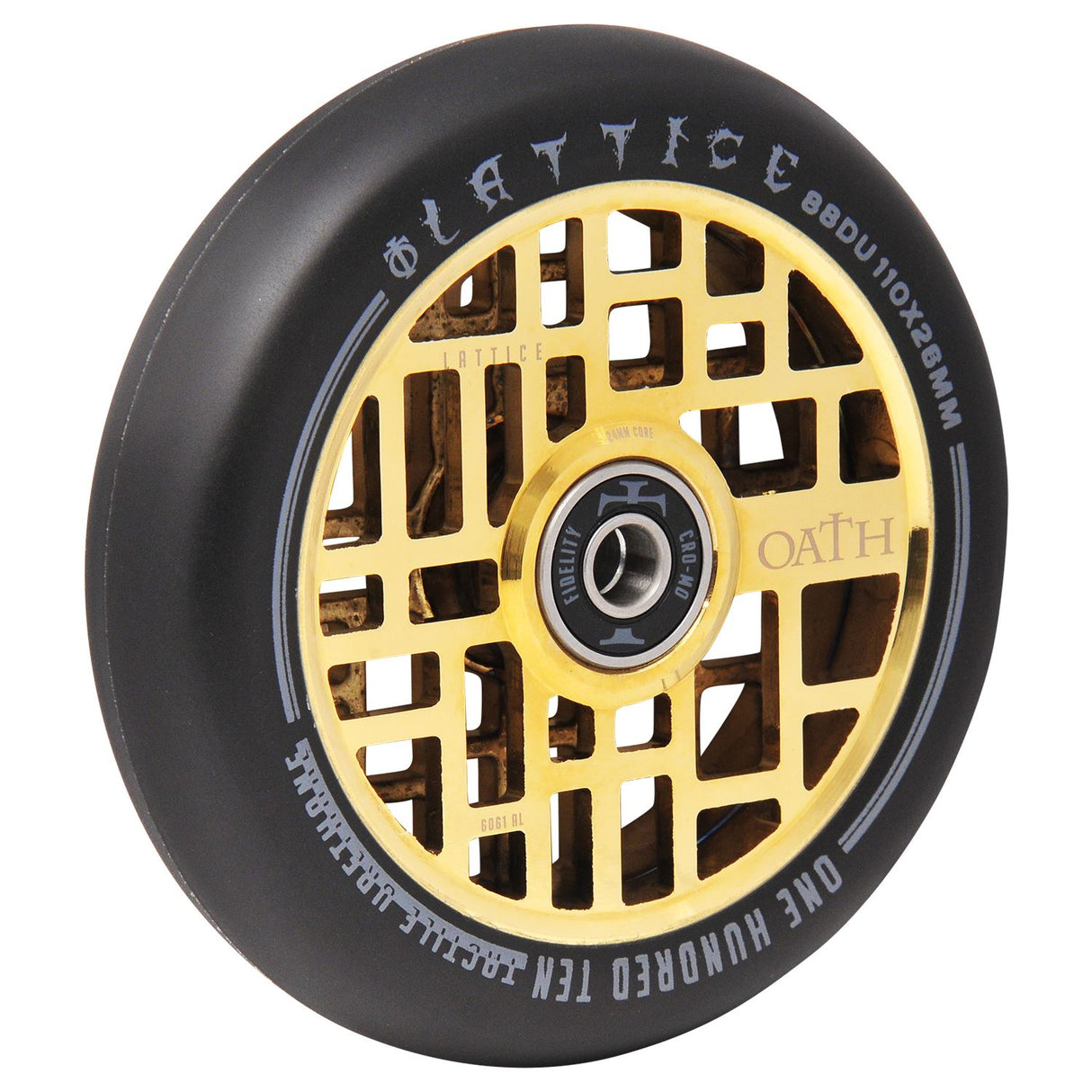 Oath Lattice 110mm Wheels - Neo Gold